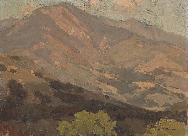 Appraisal: Edgar Payne - Foothills signed 'Edgar Payne' lower right oil