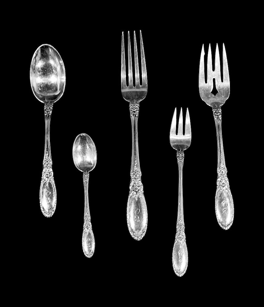 Appraisal: A Towle Silver Flatware Service pieces A Towle Silver Part