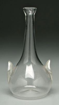 Appraisal: Lalique water lily decanter vase sides with frosted water lily