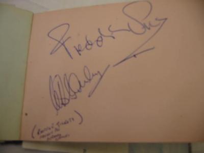 Appraisal: An autograph book containing a large number of stars of