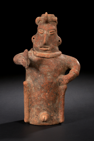 Appraisal: Colima Culture Male Torso Vessel Western Mexico ca B C