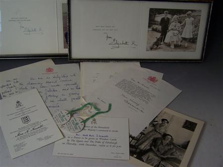 Appraisal: Queen Elizabeth The Queen Mother An archive of material relating