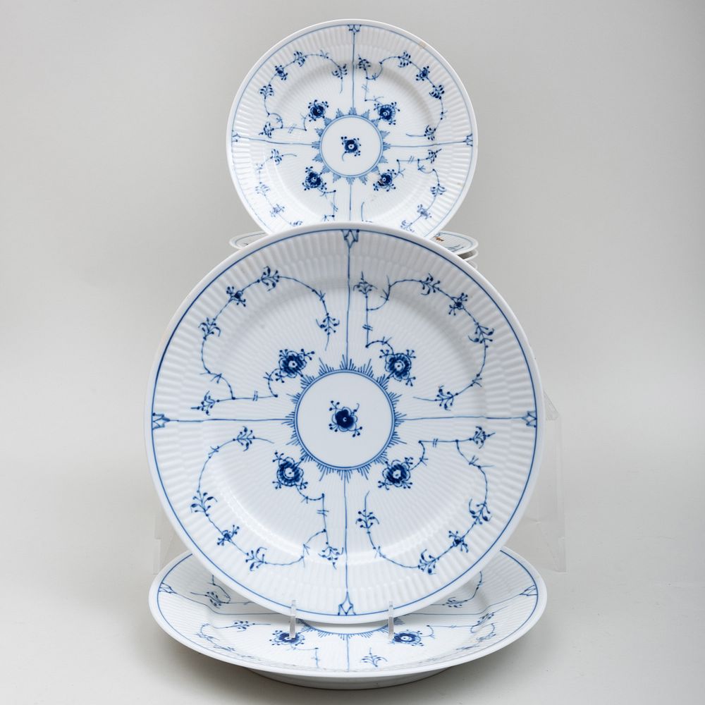 Appraisal: Set of Royal Copenhagen Porcelain Plates in the 'Blue Lace'