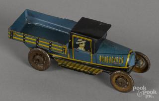 Appraisal: Spanish Paya tin lithograph delivery truck penny toy '' l