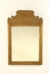 Appraisal: MIRROR - Diminutive Queen Anne period wall mirror Pine frame