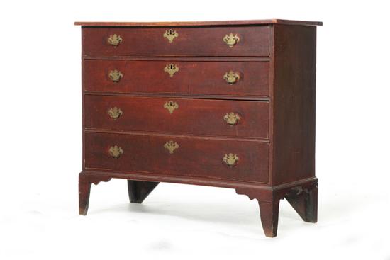 Appraisal: HEPPLEWHITE CHEST OF DRAWERS American early th century birch with