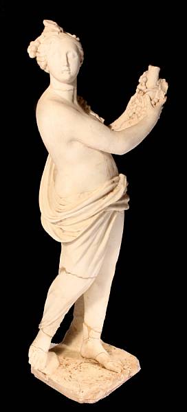 Appraisal: A carved marble figure of Venus height ft in