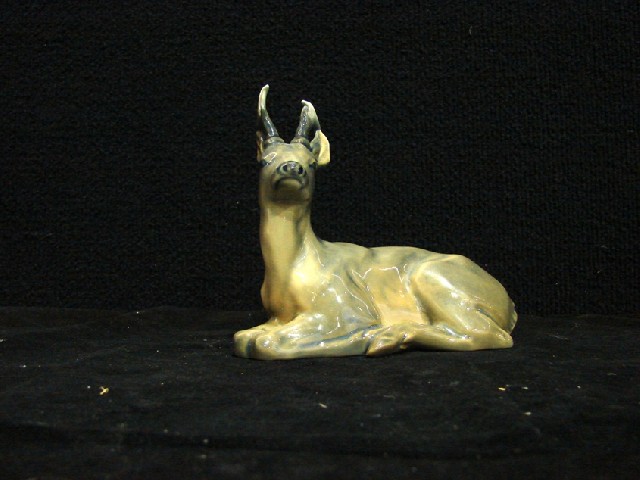 Appraisal: A Royal Copenhagen figure of a deer with original paper