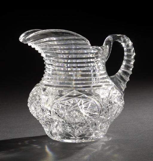 Appraisal: American Brilliant-Cut Glass Water Pitcher fourth quarter th century probably