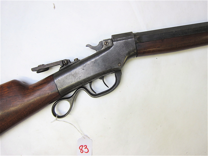 Appraisal: J M MARLIN BALLARD SINGLE SHOT RIFLE - caliber octagonal