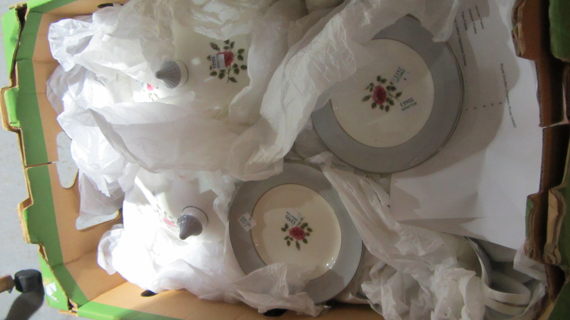 Appraisal: A Royal Doulton Chateau Rose dinner service