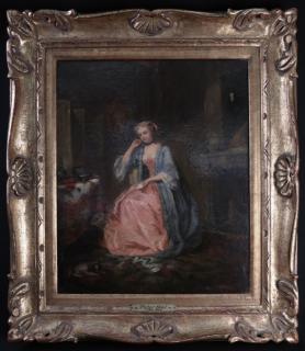 Appraisal: Peter Noel Portrait of a Seated Lady Peter Paul Joseph