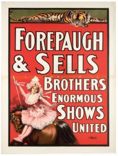 Appraisal: Forepaugh Sells Brothers Enormous Shows United Cincinnati Strobridge Lithography Co