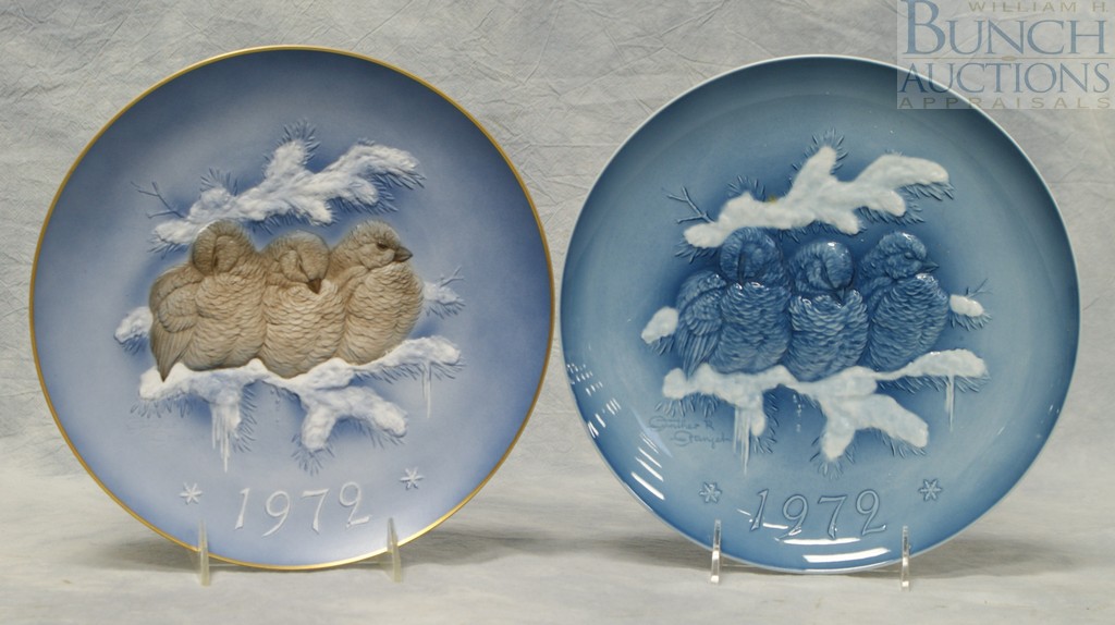 Appraisal: Hutschenreuther collector plates Safe Together by Gunther R Granget one