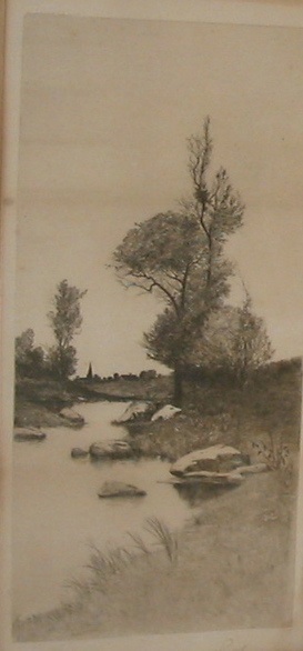 Appraisal: EDWARD LOYAL FIELD New York N Y - PAIR etchings