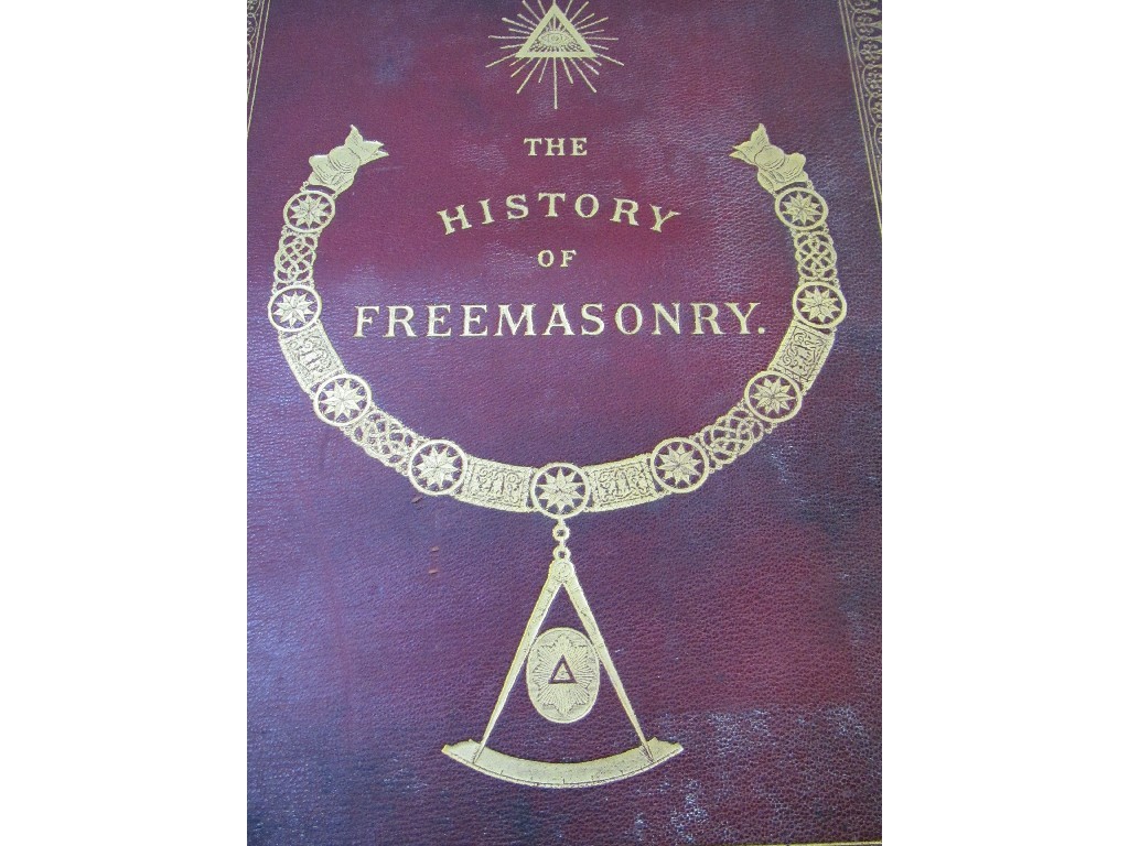 Appraisal: Three volumes of 'The History of Free Masonry' by Robert