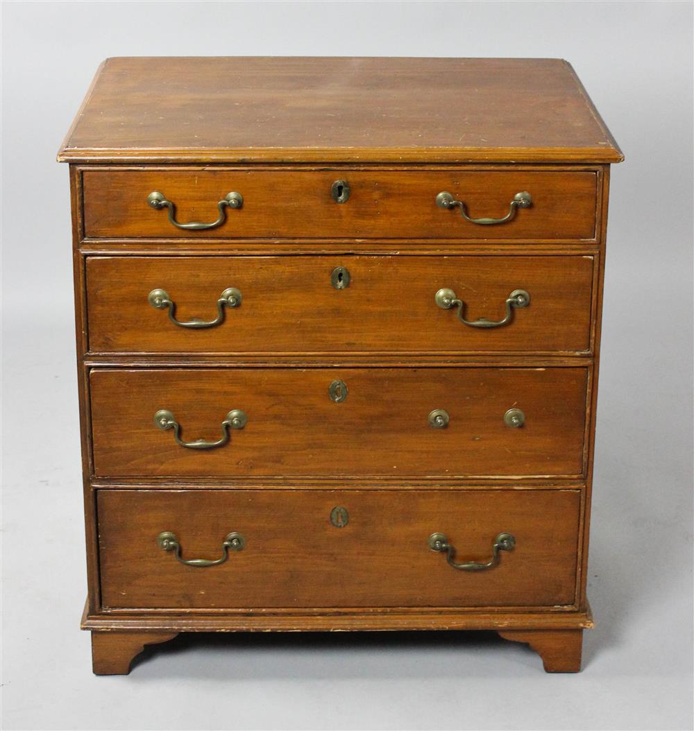 Appraisal: PINE CHEST OF DRAWERS early th Century the rectangular molded