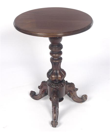 Appraisal: A Victorian style mahogany low table the gadrooned rectangular top