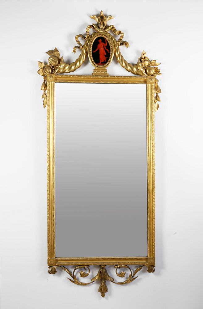 Appraisal: Neoclassical Gilt Framed Mirror th Century Neoclassical Gilt Framed Mirror