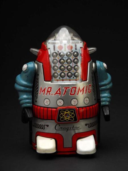 Appraisal: Tin Mr Atomic Robot Description Japanese Made by Cragstan Nomura