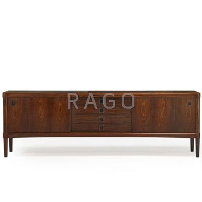 Appraisal: HENRY W KLEIN BRAMIN Rosewood sideboard Condition Report