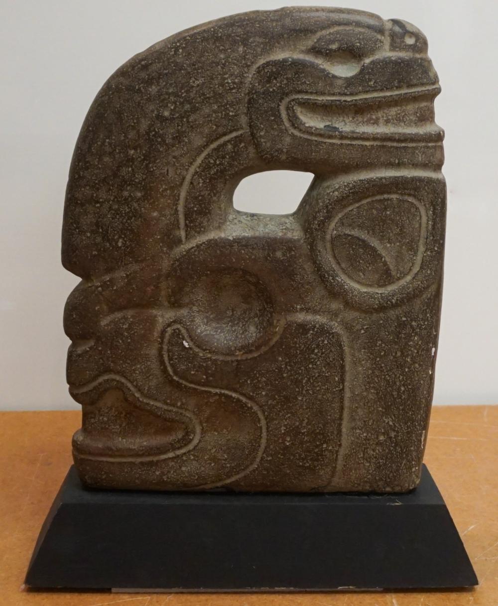 Appraisal: Mesoamerican Style Plaster Statue H in cm