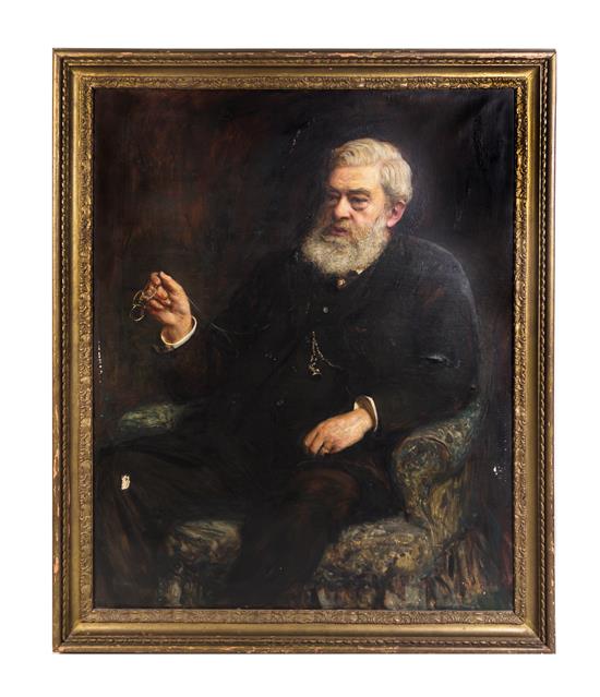 Appraisal: Sale Lot Ralph Peacock British - Portrait of a Gentleman