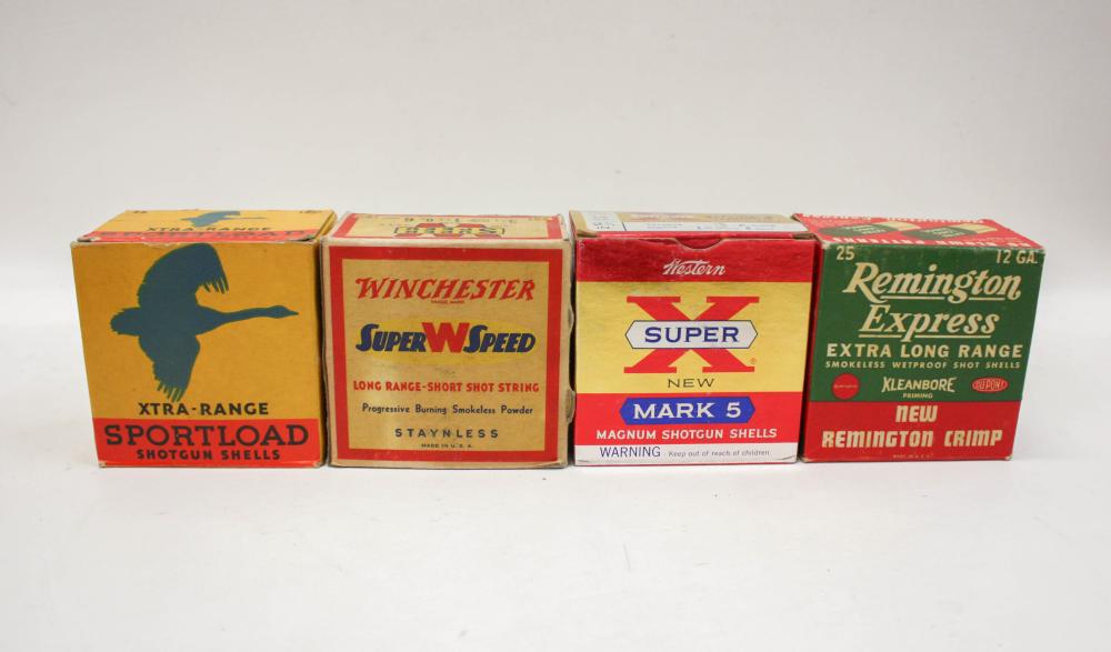 Appraisal: COLLECTION OF TWELVE GAUGE SHOTGUN AMMUNITION rounds Including round boxes