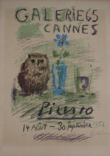 Appraisal: PICASSO Pablo Spain - Galerie Cannes Lithograph Poster '' x