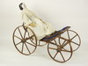 Appraisal: DOLL WITH CARRIAGE - H china head doll with cloth