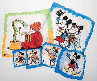 Appraisal: Silks Wedding of Mickey and Minnie Mouse London Demon Magic