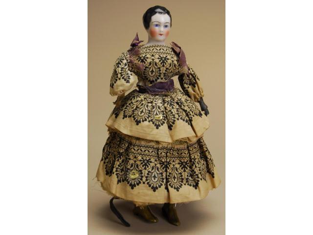 Appraisal: Autoperipatikos Walking Doll with China Head Germany ca glazed porcelain