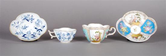 Appraisal: A Meissen Teacup and Saucer Height of first inches