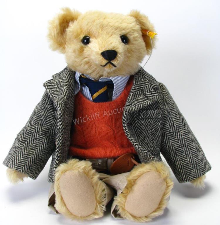 Appraisal: Steiff Limited Edition Ralph Lauren Polo Bear Steiff Jointed Growler