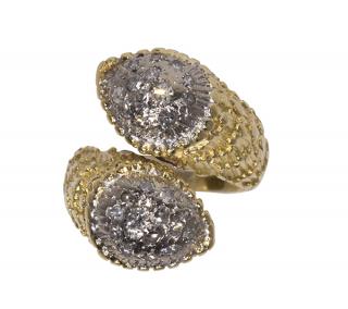 Appraisal: Diamond k yellow and white gold ring Diamond k yellow