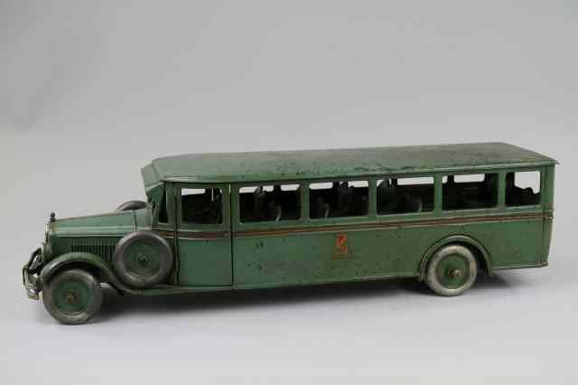 Appraisal: BUDDY 'L' PASSENGER BUS C pressed steel classic large scale