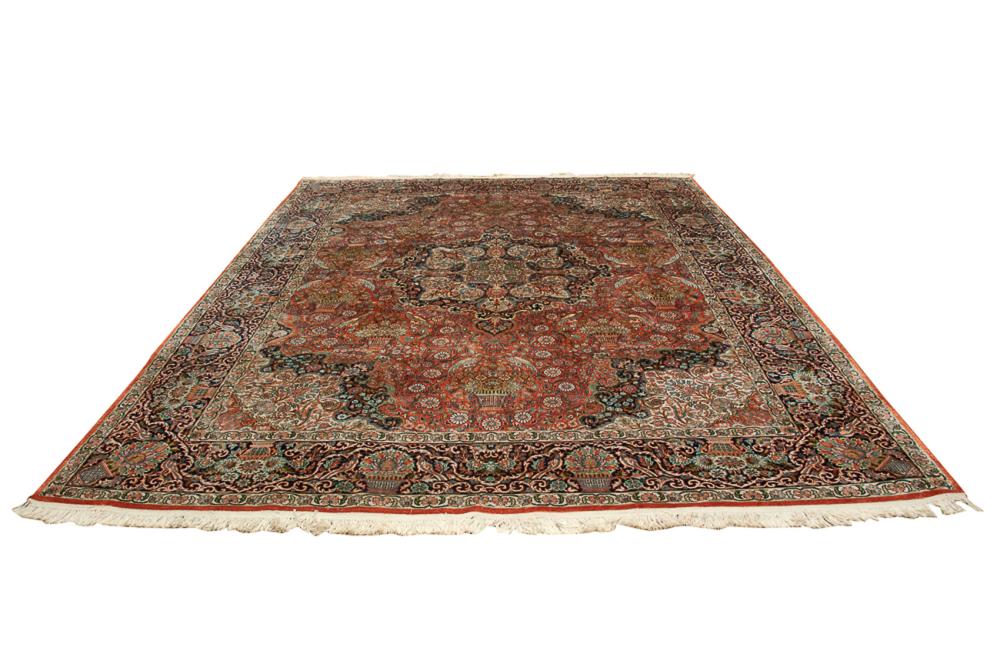 Appraisal: TABRIZ CARPETProvenance The Douglas Eunice Goodan Living Trust ' x