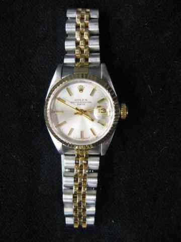 Appraisal: Rolex Lady's Wristwatch K Stainlesstwo tone model working