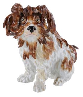 Appraisal: Meissen Figure of Bolognese Hound German late th early th