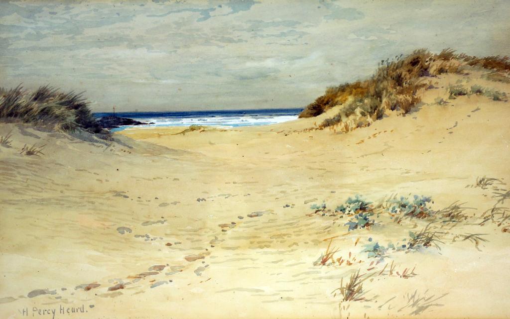 Appraisal: HUGH PERCY HEARD fl - SAND DUNES AND SEASIDE LANDSCAPE