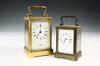 Appraisal: MINIATURE CARRIAGE CLOCKS - British Brass Cased Carriage Clocks the