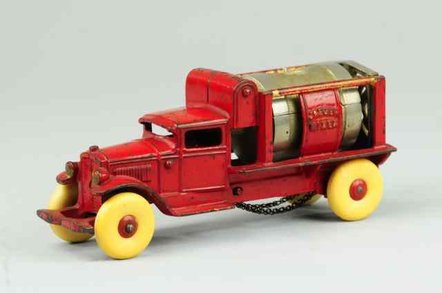 Appraisal: JAEGER MIXER TRUCK Kenton cast iron painted in red overall