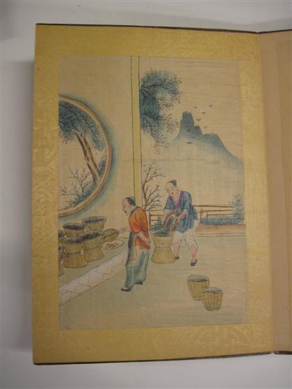 Appraisal: vols Color Woodblock Illustrated Chinese Subjects N p n d