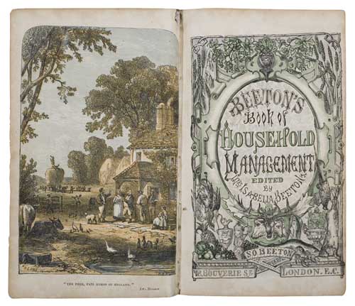 Appraisal: BEETON ISABELLA MARY The Book of Household Management Color-printed wood-engraved