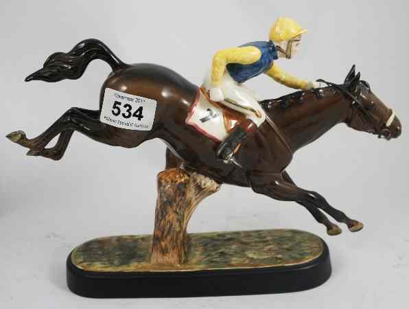 Appraisal: Beswick Steeplechaser on Jumping Horse