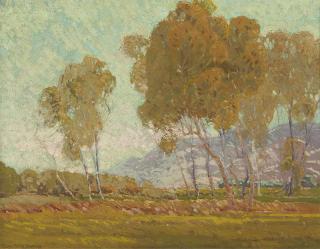 Appraisal: Sam Hyde Harris Eucalyptus tree landscape signed lower left Sam