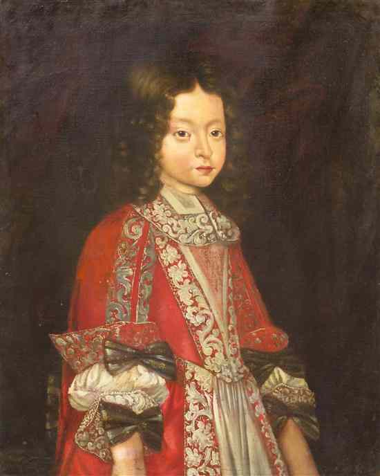 Appraisal: Spanish School th century Portrait of a Boy in Red