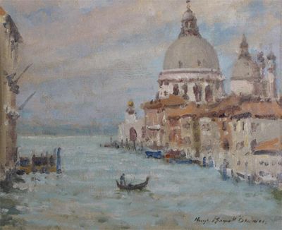 Appraisal: Hugh Boycott Brown - Santa Maria della Salute from the