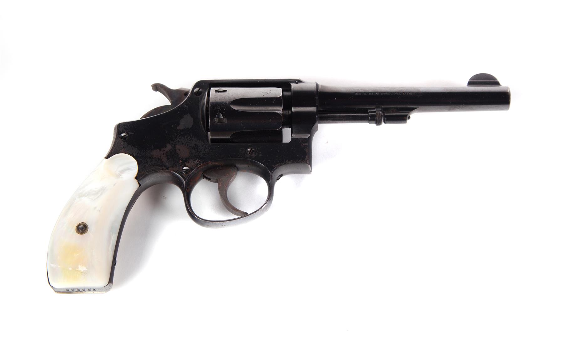 Appraisal: SMITH AND WESSON LONG REVOLVER American pre World War II