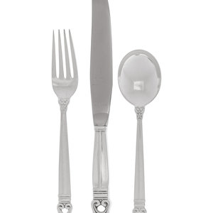 Appraisal: An American Silver Flatware Service International Silver Co Meridien CT